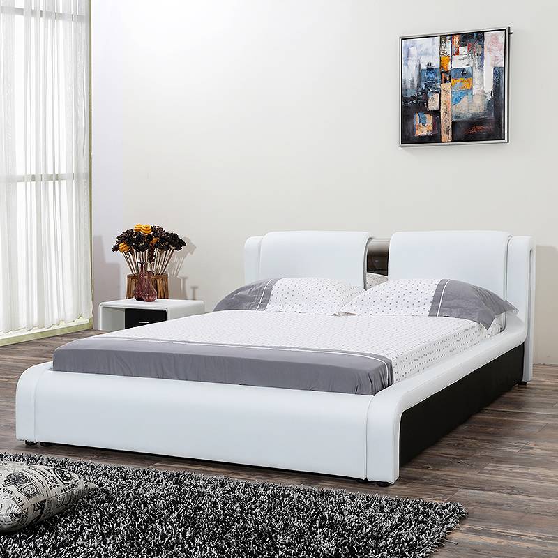 Modern simplicity leather bed G1193#